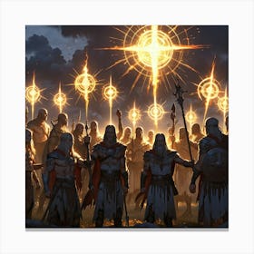 Oath Of Light Canvas Print