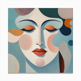 'Face Of A Woman' Canvas Print
