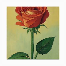 Red Rose Canvas Print