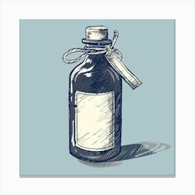 Bottle Of Medicine Canvas Print