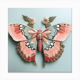 Hippie Moth Canvas Print