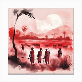 Ethiopian Village Canvas Print