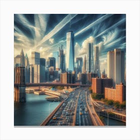 New York City Skyline 1 Canvas Print