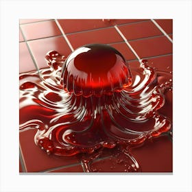 Red Jelly 19 1 Canvas Print