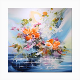 AI Iridescent Reverie Canvas Print