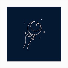 Luna Square Canvas Print