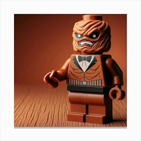 Clayface from Batman in Lego style 3 Canvas Print