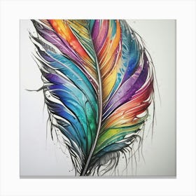 Feather Feather Feather 12 Canvas Print