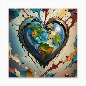 Heart Of The Earth Canvas Print