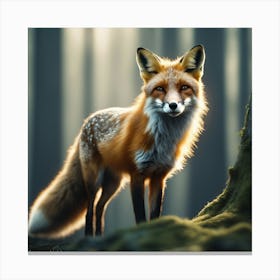 Red Fox 4 Canvas Print