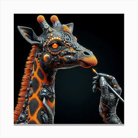 Robot Giraffe 1 Canvas Print