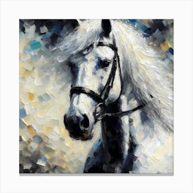 White Horse Canvas Print