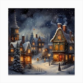 Yarned Christmas Impressions Canvas Print