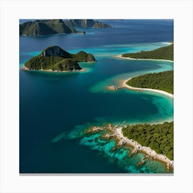 Tasmanian Islands Canvas Print