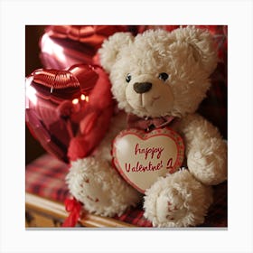 Happy Valentine'S Day Canvas Print