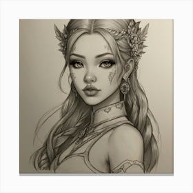 Zelda Girl Canvas Print