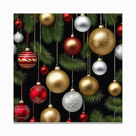 Christmas Ornaments 139 Canvas Print