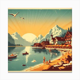 Swiss Alps Canvas Print