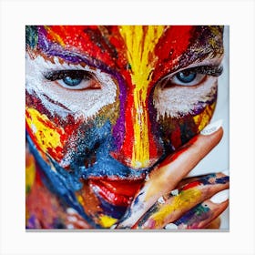 Painter Woman Canvas Print