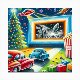 Super Kids Creativity:Christmas Movie Theater 2 Canvas Print