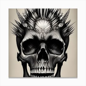 Tribal Skull Canvas Print