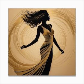 Golden Dancer Canvas Print Canvas Print