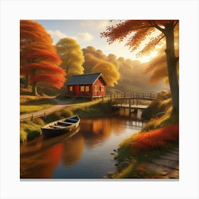 Autumn In The Woods Canvas Print