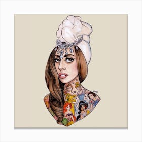 Lady Gaga Canvas Print