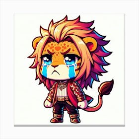 Cute Lion 4 Canvas Print