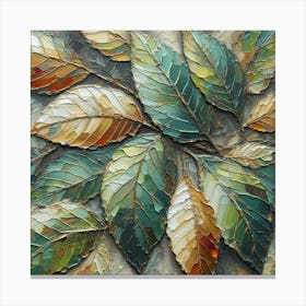 Leaf Painting 1 Canvas Print