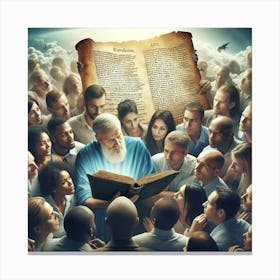 Book Of Jesus Canvas Print