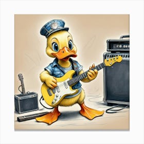 Ducky Rocker Canvas Print