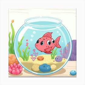 Fish In A Bowl Canvas Print