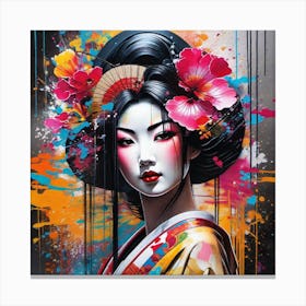 Geisha 144 Canvas Print