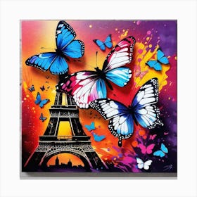 Butterfly Painting 55 Canvas Print