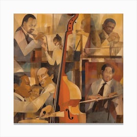 Jazz Musicians 13 Canvas Print