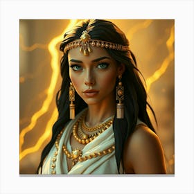 Egyptian Woman 56 Canvas Print