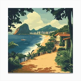 Rio De Janeiro Art 1 Canvas Print