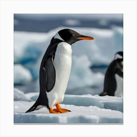 Antarctic Penguins 6 Canvas Print