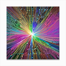 Fractal Burst 3 Canvas Print