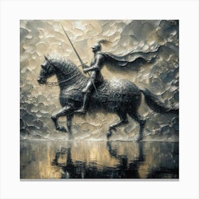 Medieval knight 4 Canvas Print