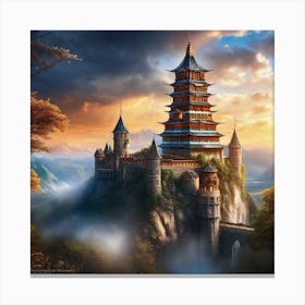 Fantasy Castle 3 Canvas Print