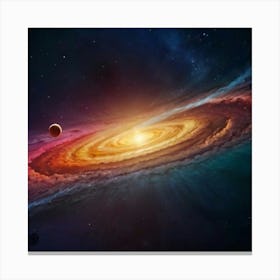 Galaxy In Space 2 Canvas Print