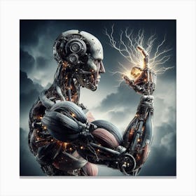 Humanoid Robot Canvas Print