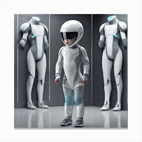 Futuristic Child Canvas Print