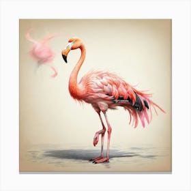 Flamingo 58 Canvas Print