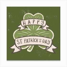 Happy St. Patrick's Day Canvas Print