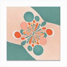 Abstract Of A Flower Canvas Print