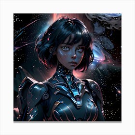 Space Girl Canvas Print