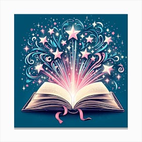 Book Of Magic Canvas Print